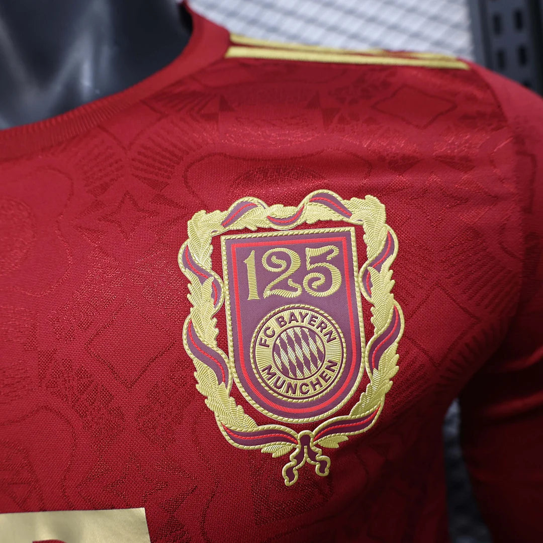 Bayern Munchen 2025/2026 125th Anniversary Edition Red Long Sleeve