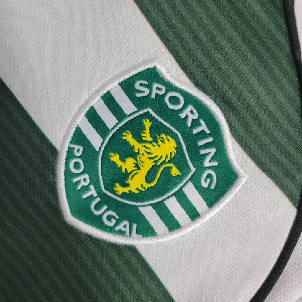 2001/2003 Retro Sporting Lisbon Home Jersey Long Sleeve
