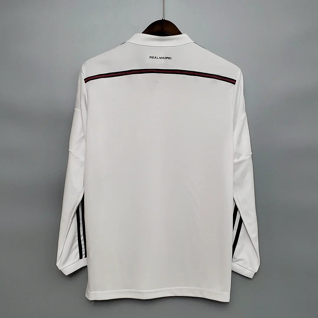 Retro 2014/2015 Real Madrid Home Long Sleeve