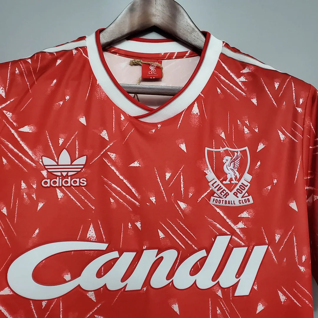 1989-1991 Retro Liverpool Home Jersey