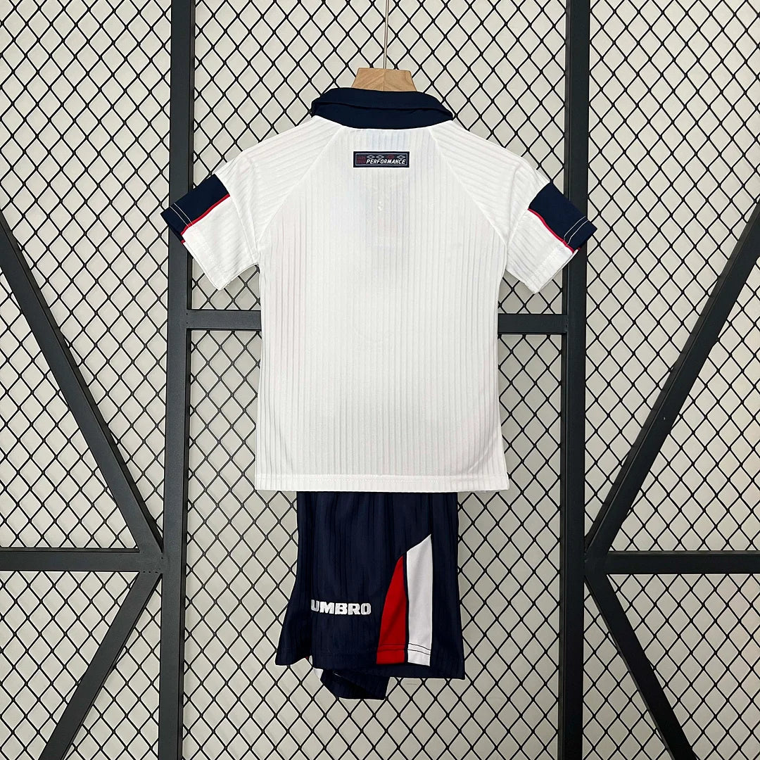 1998 Retro England Home Kit Kids Size