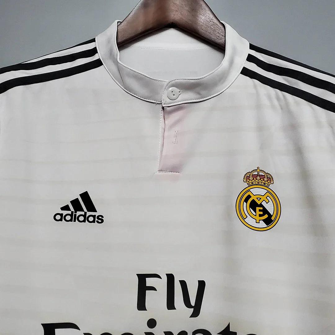 Retro 2014/2015 Real Madrid Home Long Sleeve