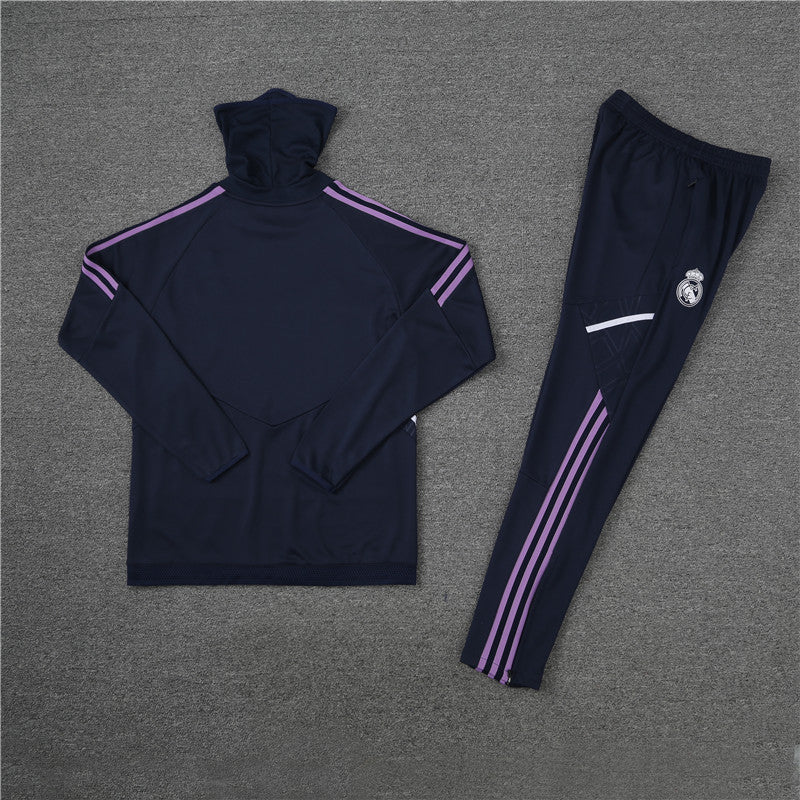 Real Madrid Blue and Purple Tracksuit