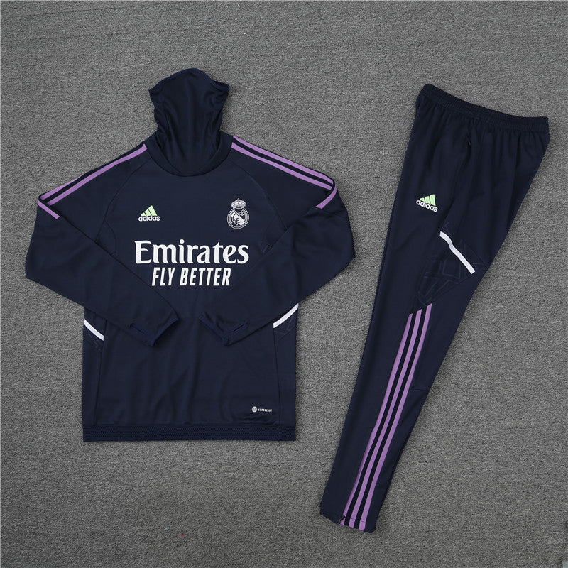 Real Madrid Blue and Purple Tracksuit