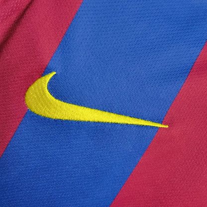 2005/2006 Retro Barcelona Home UEFA Champions League Jersey