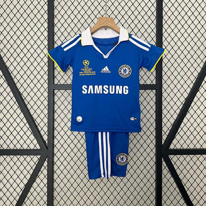 2008-2009 Retro Chelsea Champions League Final Home Kit Kids Size