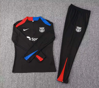 2024/2025 Barcelona Black Tracksuit