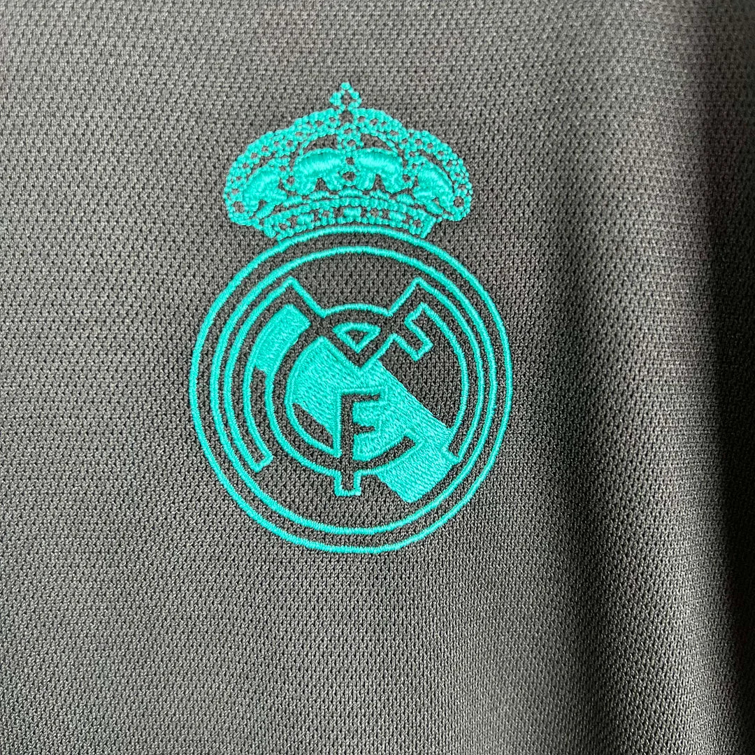 2017/2018 Retro Real Madrid Away Jersey Long Sleeve