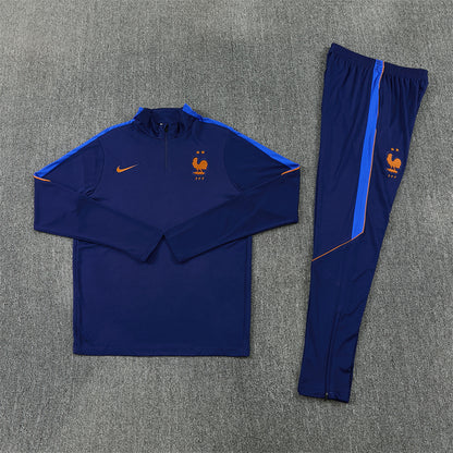 2026/2027 France Dark Blue Tracksuit