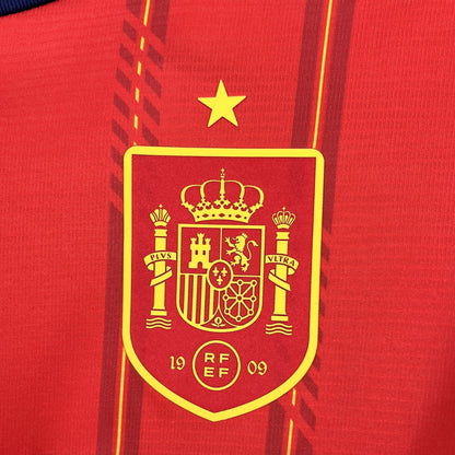 2026 Spain Home World Cup Kit Long Sleeve Fan Version