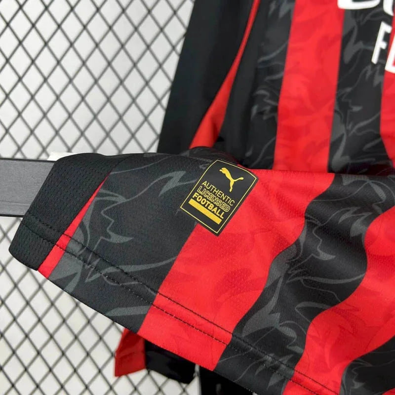 2025/2026 AC Milan Home Jersey Long Sleeve