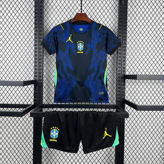 2026 Brazil Away World Cup Kit Kids Size