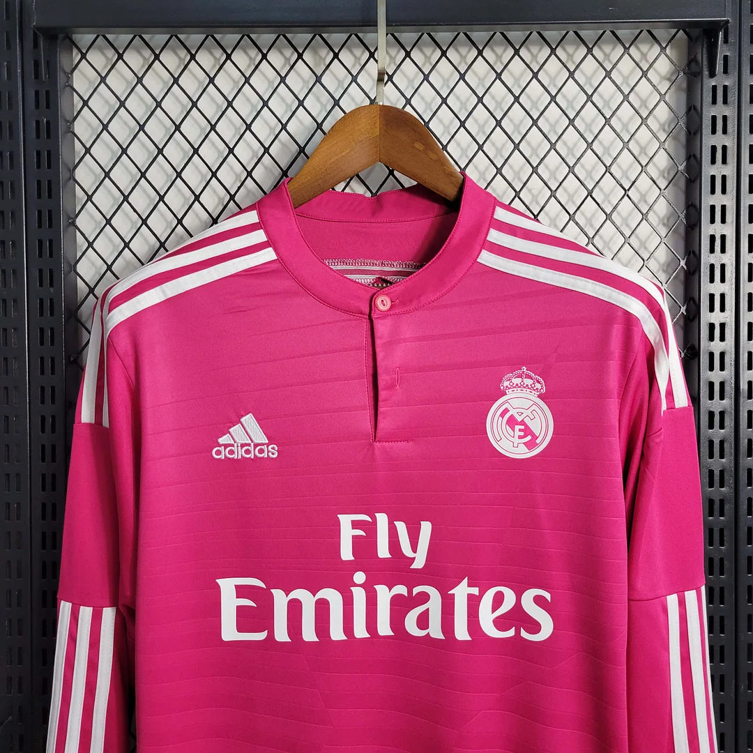 2014-2015 Retro Real Madrid Away Jersey Long Sleeve