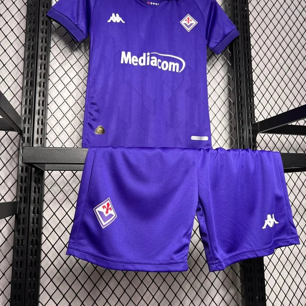 24/25 Fiorentina Home Kit Kids Size