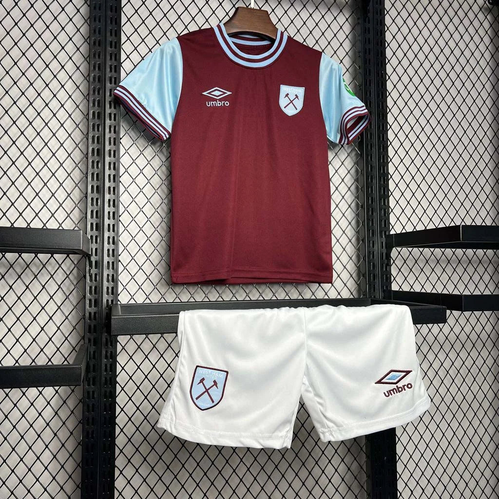 2024-2025 West Ham United Home Kit Kids Size