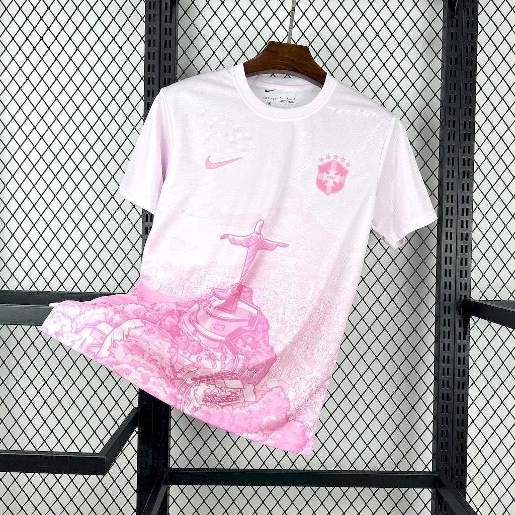 Brazil "The Redeemer" Pink Limited Jersey
