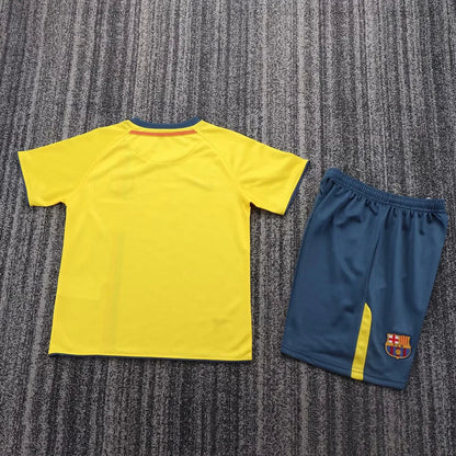 2008/2009 Retro Barcelona Away Kit Kids Size