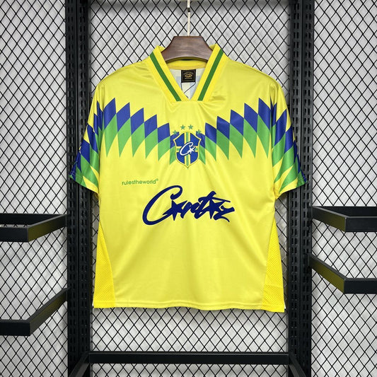 Corteiz x Brazil Home 1995 Limited Jersey