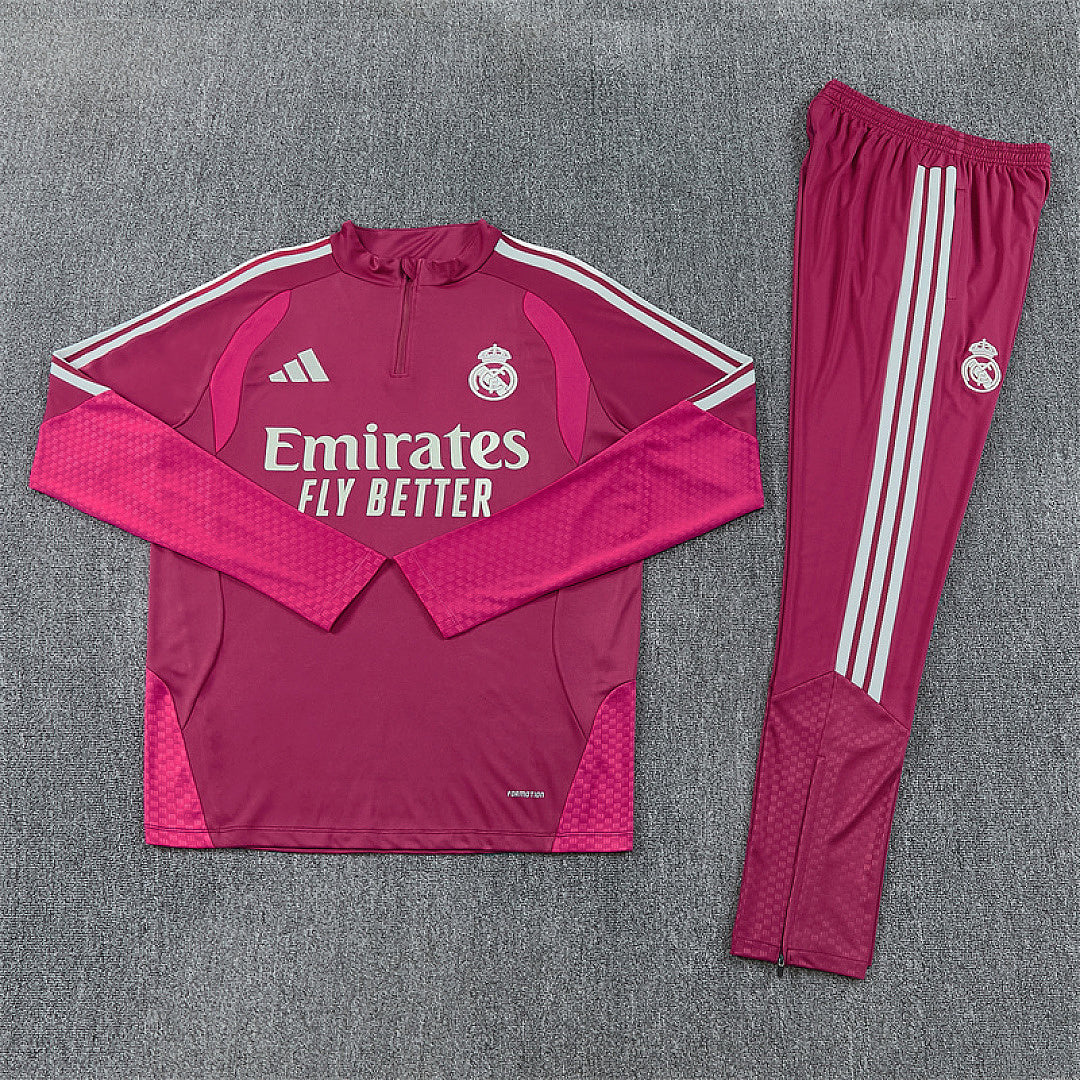 2026/2027 Real Madrid Pink Tracksuit