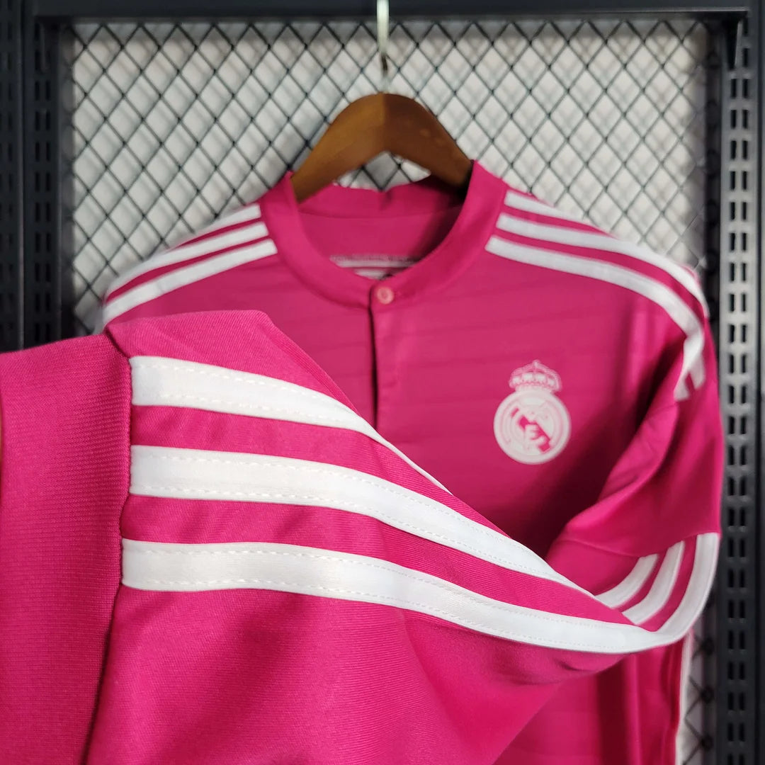 2014-2015 Retro Real Madrid Away Jersey Long Sleeve