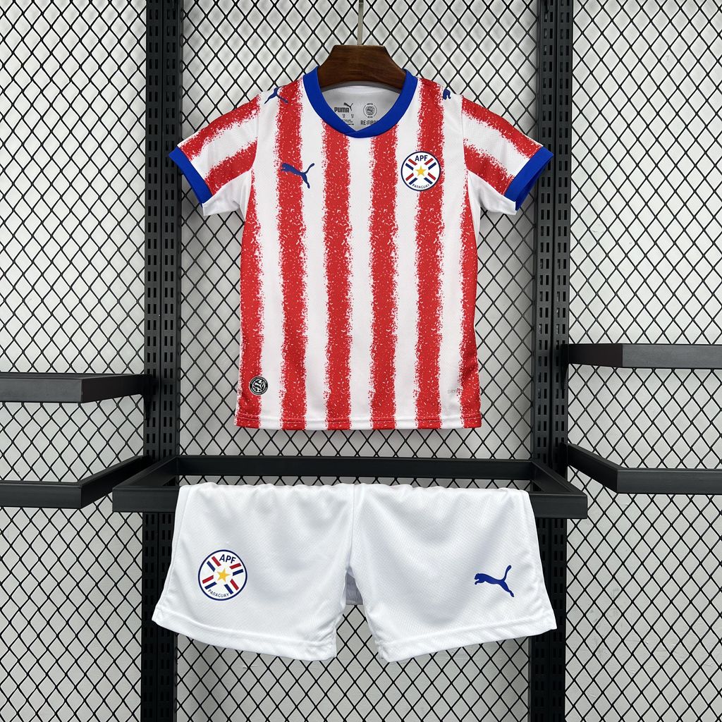 2026 Paraguay Home World Cup Kit Kids Size
