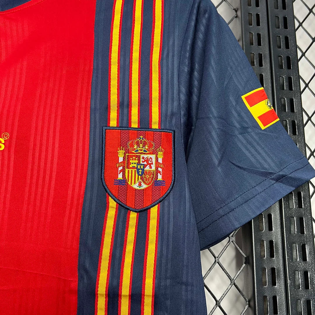 1996 Retro Spain Home Jersey