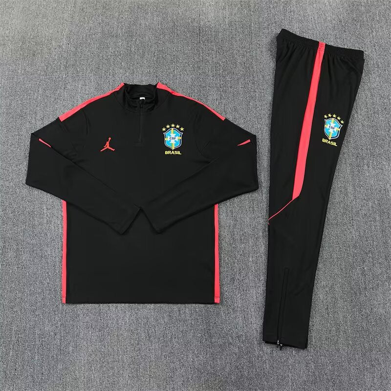 2026/2027 Brazil Black x Red Tracksuit