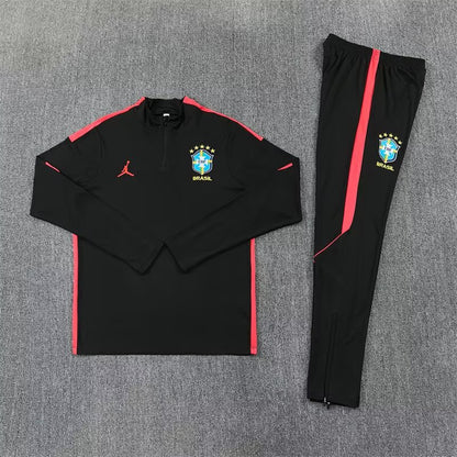 2026/2027 Brazil Black x Red Tracksuit