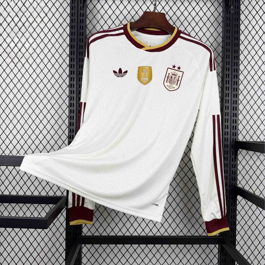 2026 Spain 2 Stars Away World Cup Kit Long Sleeve Fan Version