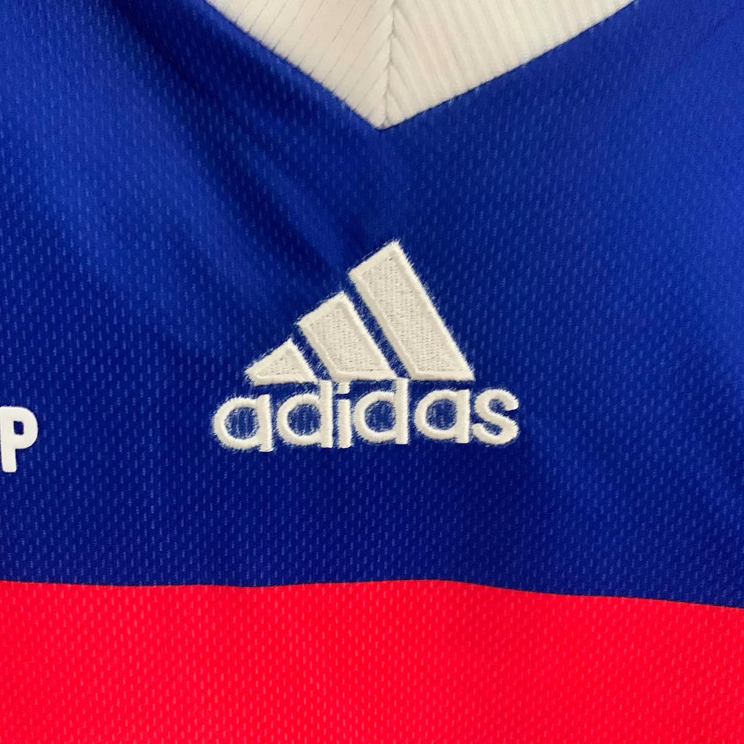 1998 Retro France Home Jersey Long Sleeve