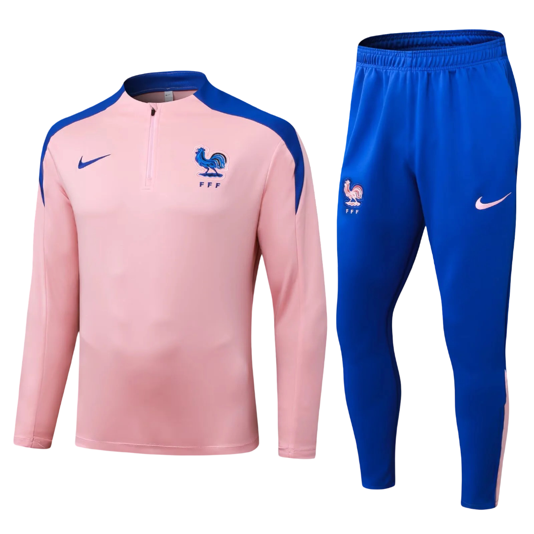 France Pink and Blue Tracksuit