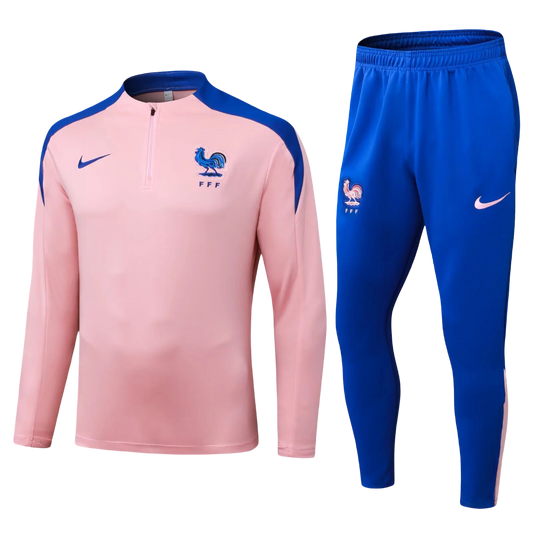 France Pink and Blue Tracksuit