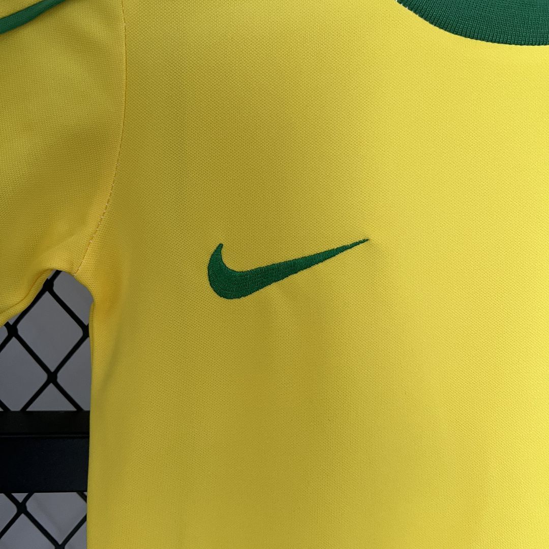 1998 Retro Brazil Home Kids Size