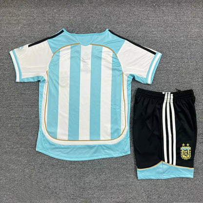 2006 Retro Argentina Home Kit Kids Size