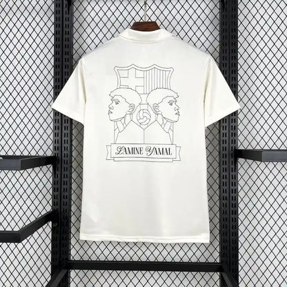 Barcelona Lamine Yamal White Limited Jersey