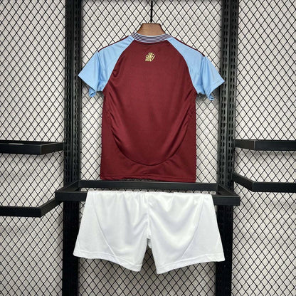 2024-2025 Aston Villa Home Kit Kids Size