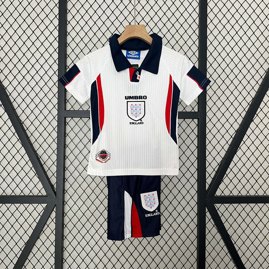 1998 Retro England Home Kit Kids Size