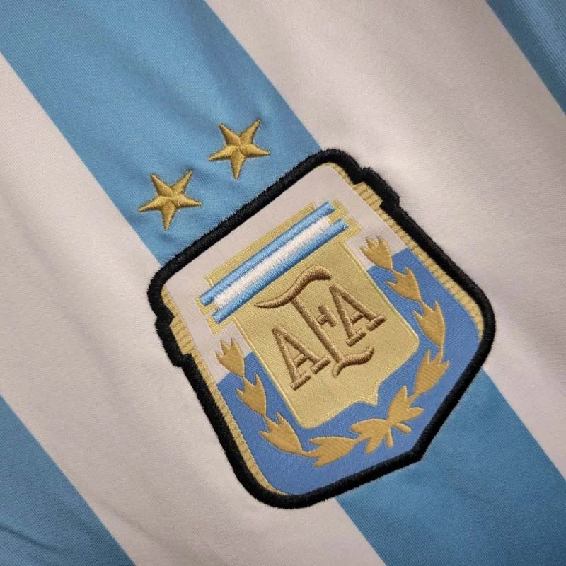 2014 Retro Argentina Home Jersey