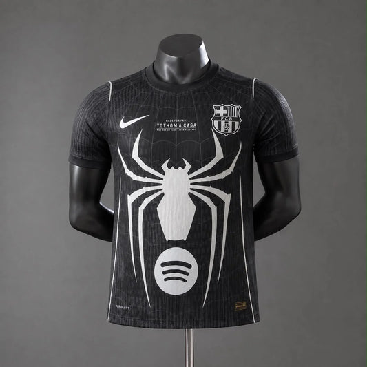 2026/2027 Barcelona x Spider-Man Black Limited Jersey