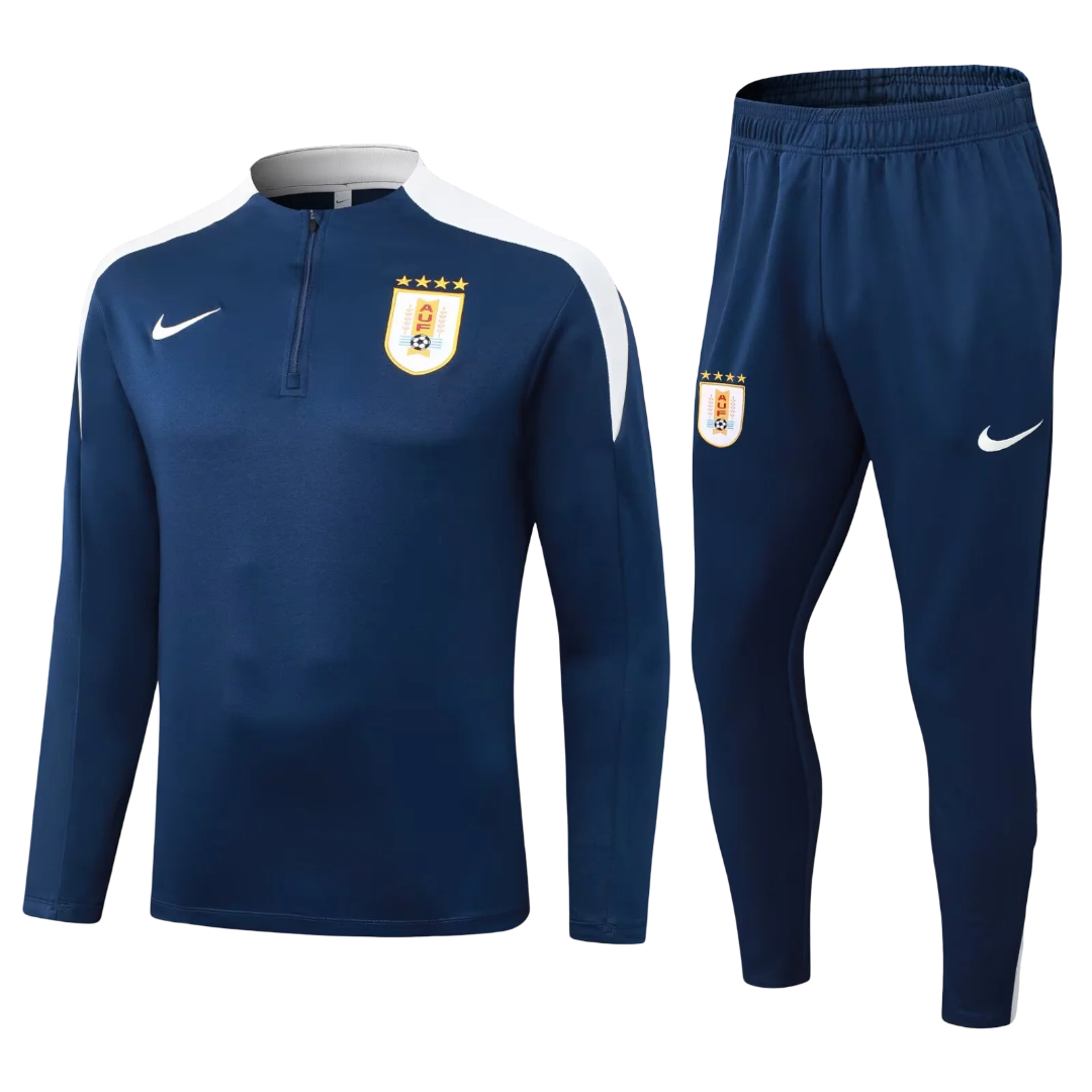 2025 Uruguay Dark Blue Tracksuit