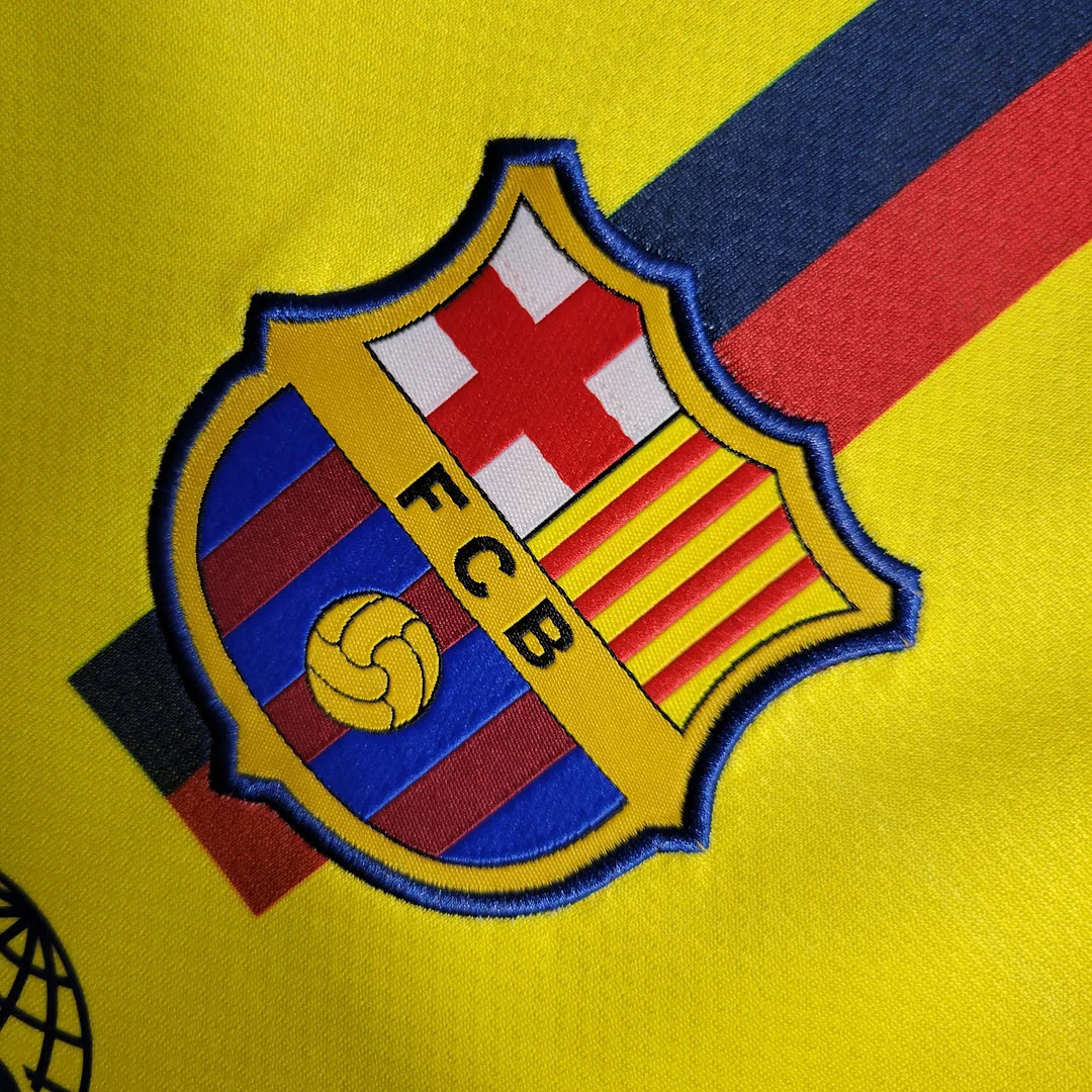 2008-2009 Retro Barcelona Away Jersey Long Sleeve