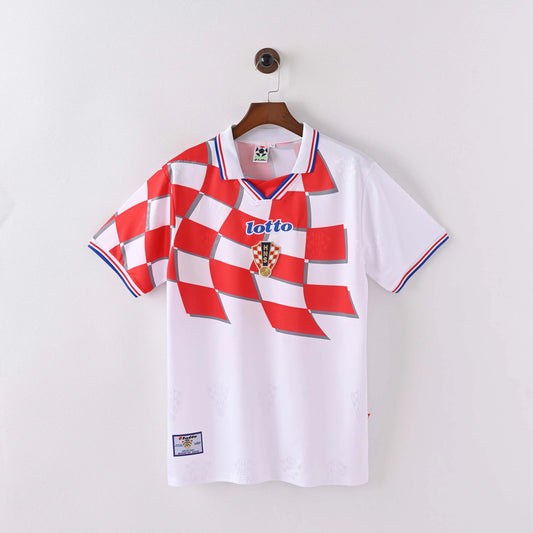 1998 Retro Croatia Home Jersey
