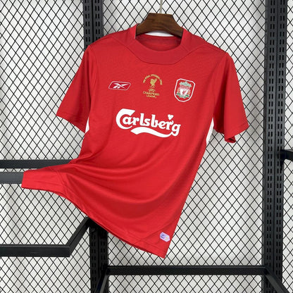 2005 Retro Liverpool Champions League Final Home Jersey