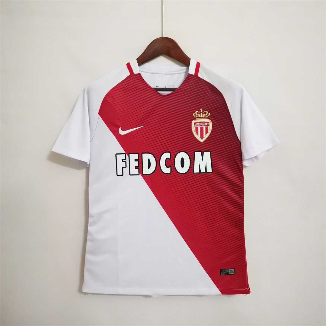 2016/2017 Retro AS Monaco Home Jersey