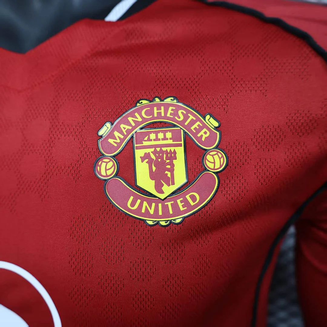 2025/2026 Manchester United Home Long Sleeve