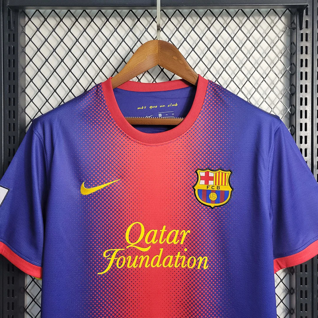 2012-2013 Retro Barcelona Home Jersey