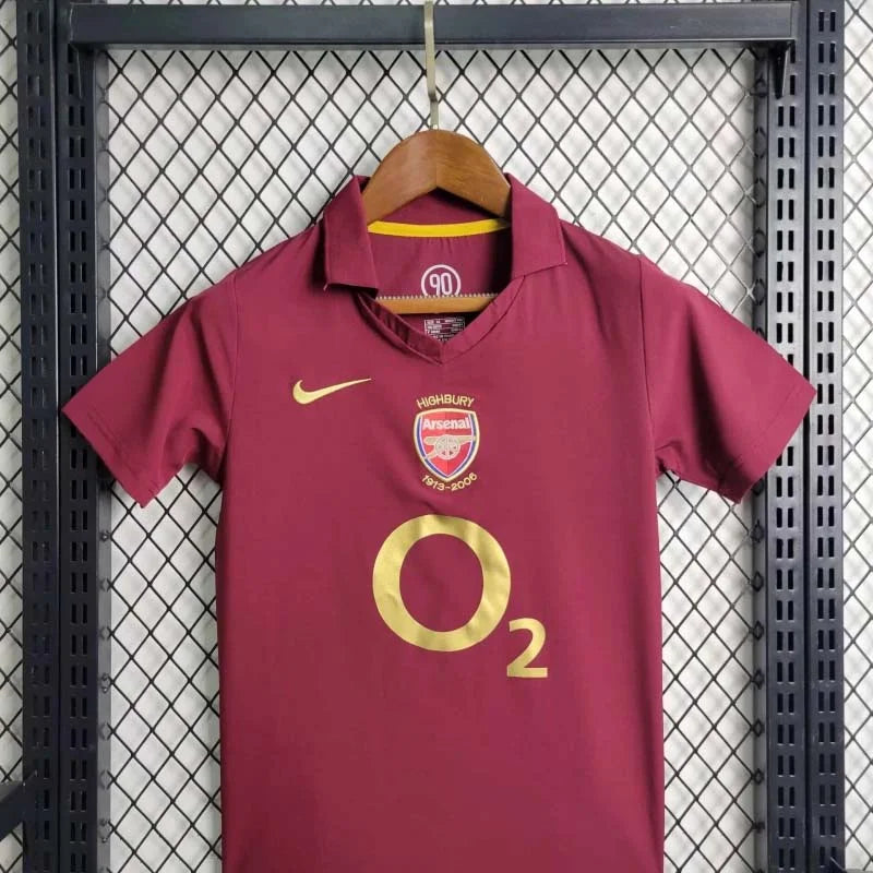 Arsenal 2005-2006 Home Kit Kids Size