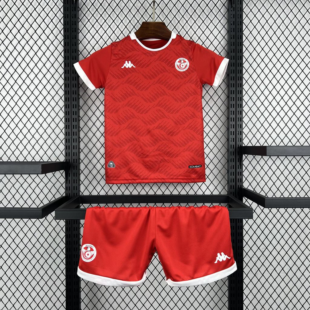2026 Tunisia Home World Cup Kit Kids Size
