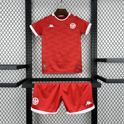 2026 Tunisia Home World Cup Kit Kids Size