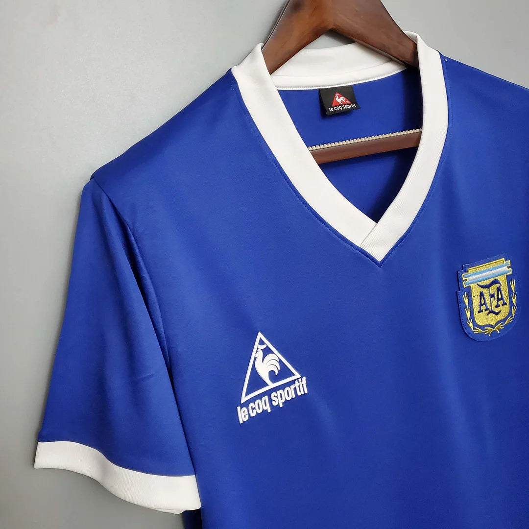1986 Retro Argentina Away Jersey
